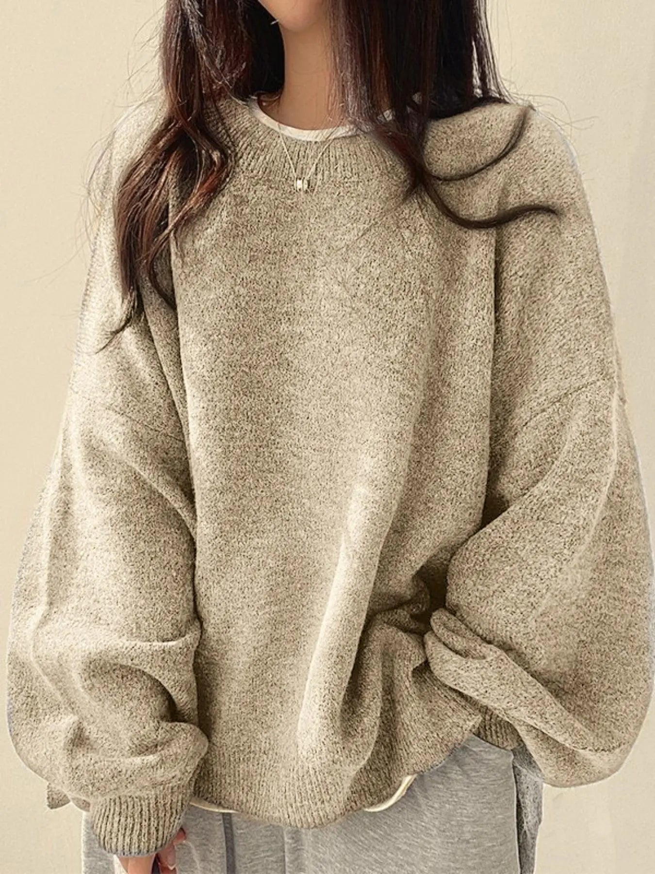  Long Sleeve round Neck Jumper 