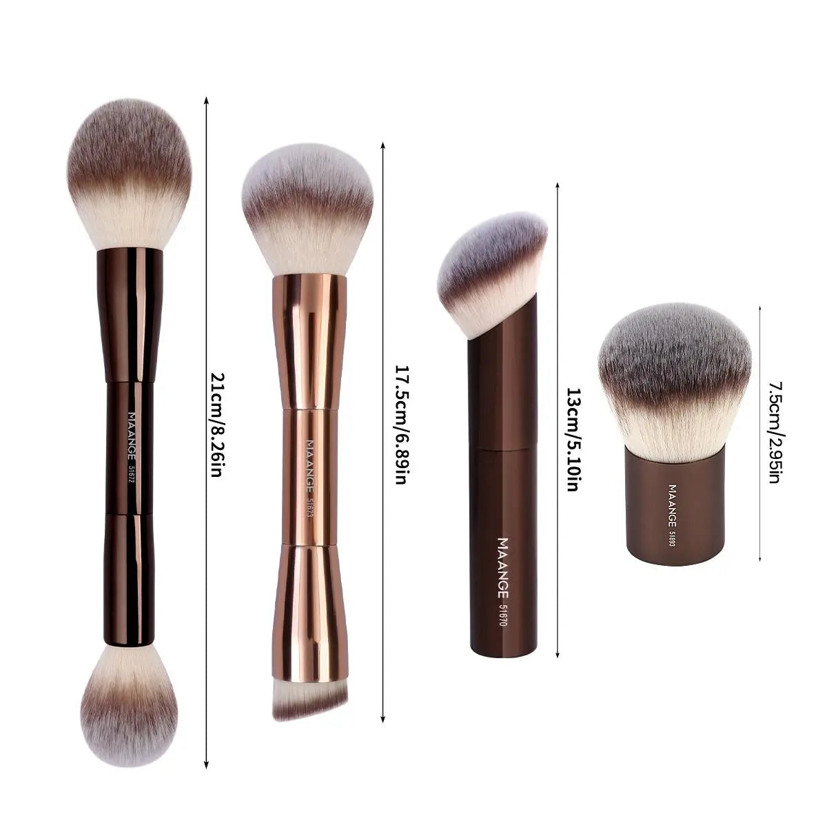 Maange Makeup Brush with Storage Bag