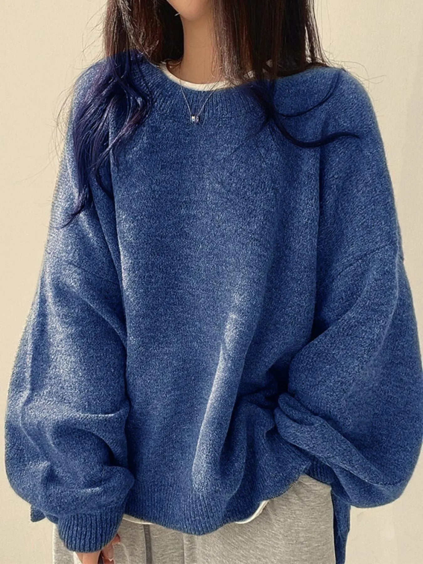  Long Sleeve round Neck Jumper 