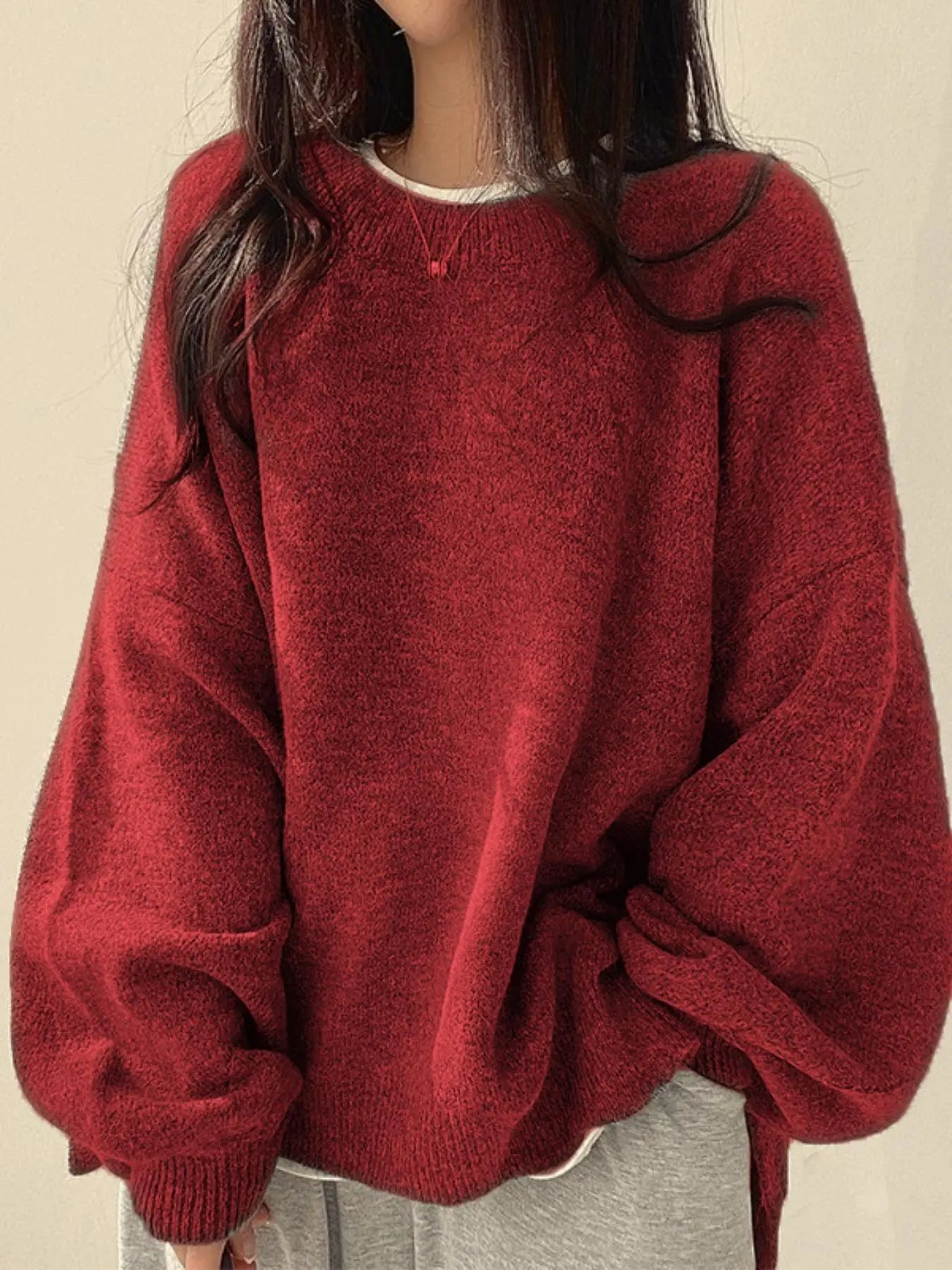  Long Sleeve round Neck Jumper 