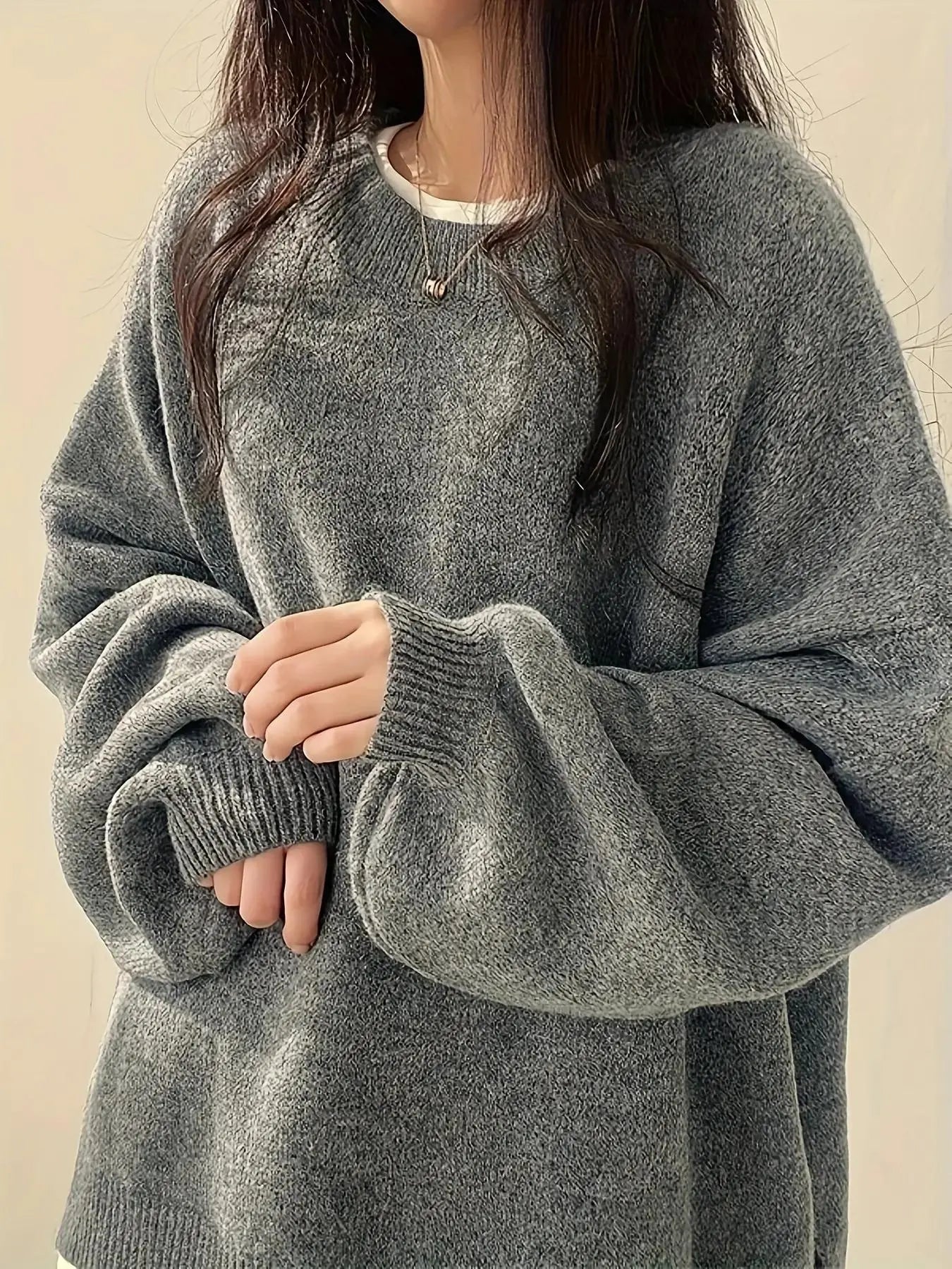  Long Sleeve round Neck Jumper 